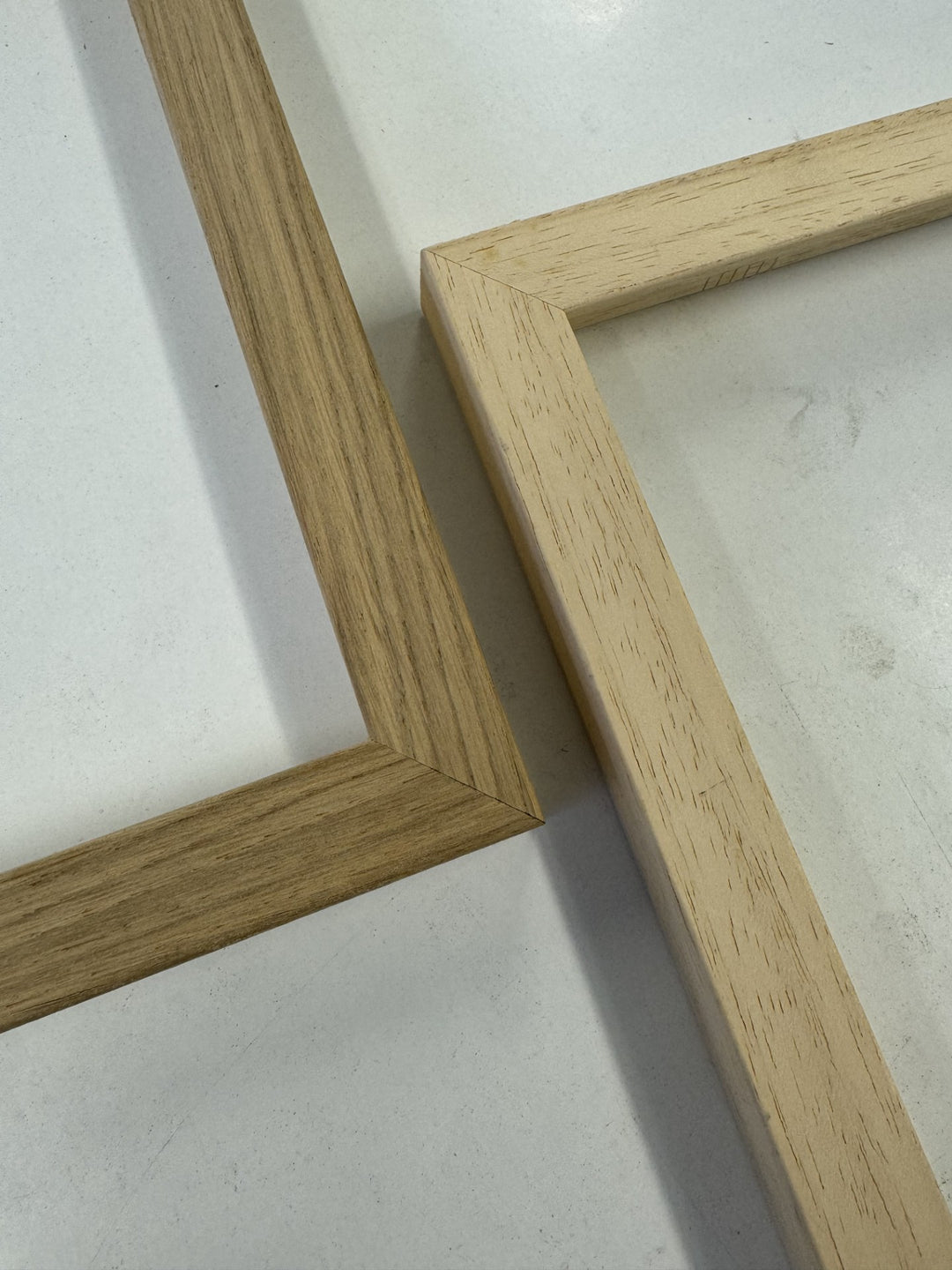 Natural Vs Oak Picture Frames