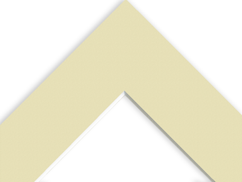 White Core Single Mounts - Frame Size 500 x 500mm - Image Size:Custom - Pack of 2