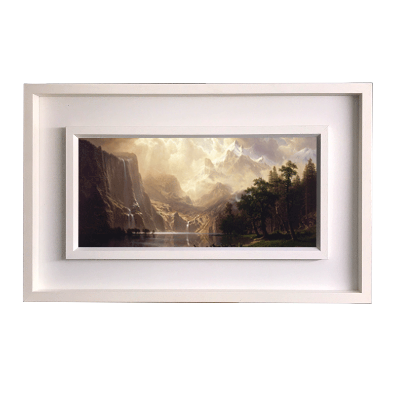 2044 Artist Frame - Canvas Size 24 x 24in (610 x 610mm) - Outer Frame Size 780 x 780mm ( 2044 Outer Frame + Blanco Backing(Rout) + 2525 Chamfered Inner Frame)