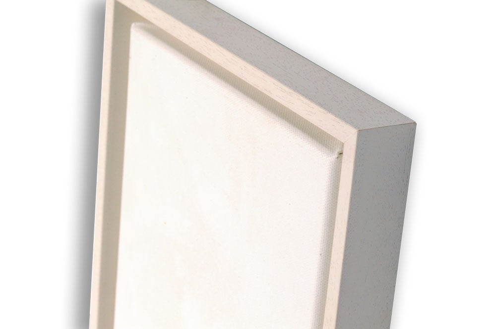 3232L Canvas Floater L Frame  - To Fit Canvas Size 12 x 12in + Fitted 380gsm 12 x 12in Standard edge canvas - (External Frame Size 335 x 335mm) - Pack of 6 Frames