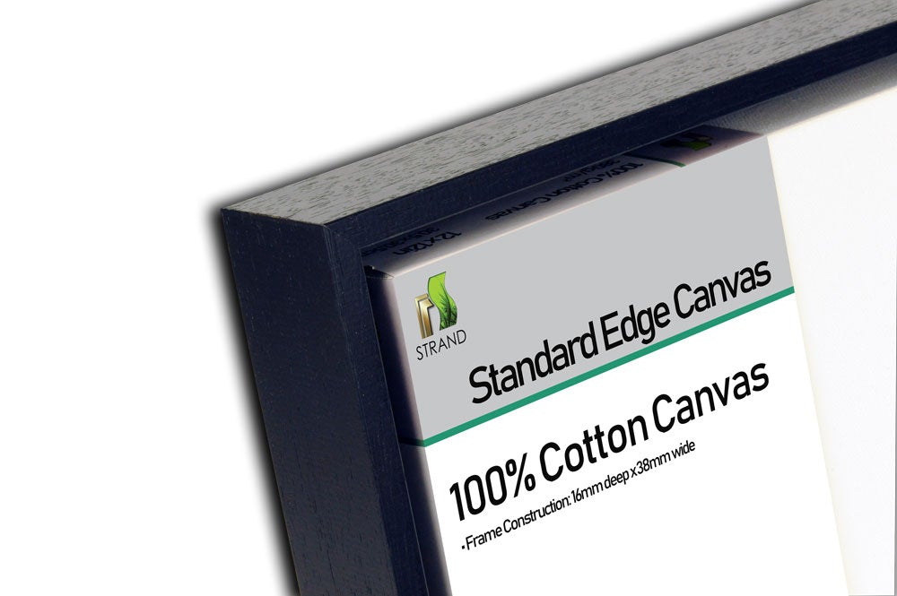 3232L Canvas Floater L Frame  - To Fit Canvas Size 20 x 16in + Fitted 380gsm 20 x 16in Standard edge canvas - (External Frame Size 538 x 426mm) - Pack of 6 Frames