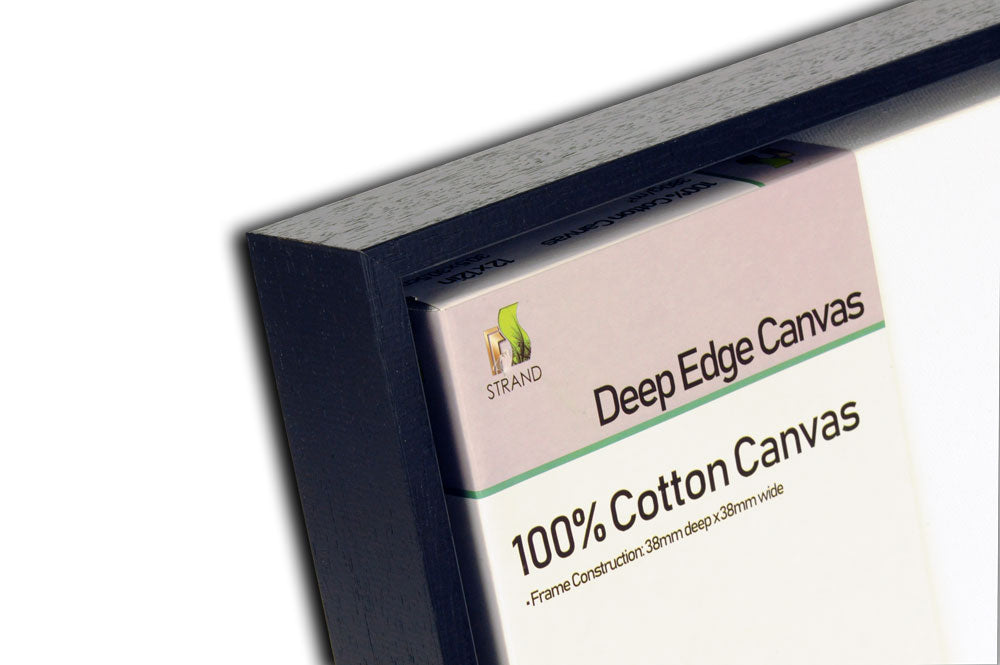 4052L Canvas Floater L Frame  - To Fit Canvas Size 30 x 24in + Fitted 380gsm 30 x 24 in Deep edge canvas - (External Frame Size 812 x 660mm) - Pack of 6 Frames