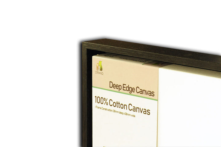 4052L Canvas Floater L Frame - To Fit Canvas Size 8 x 8in + Fitted 380gsm 8 x 8 in Deep edge canvas - (External Frame Size 253 x 253mm) - Pack of 6 Frames