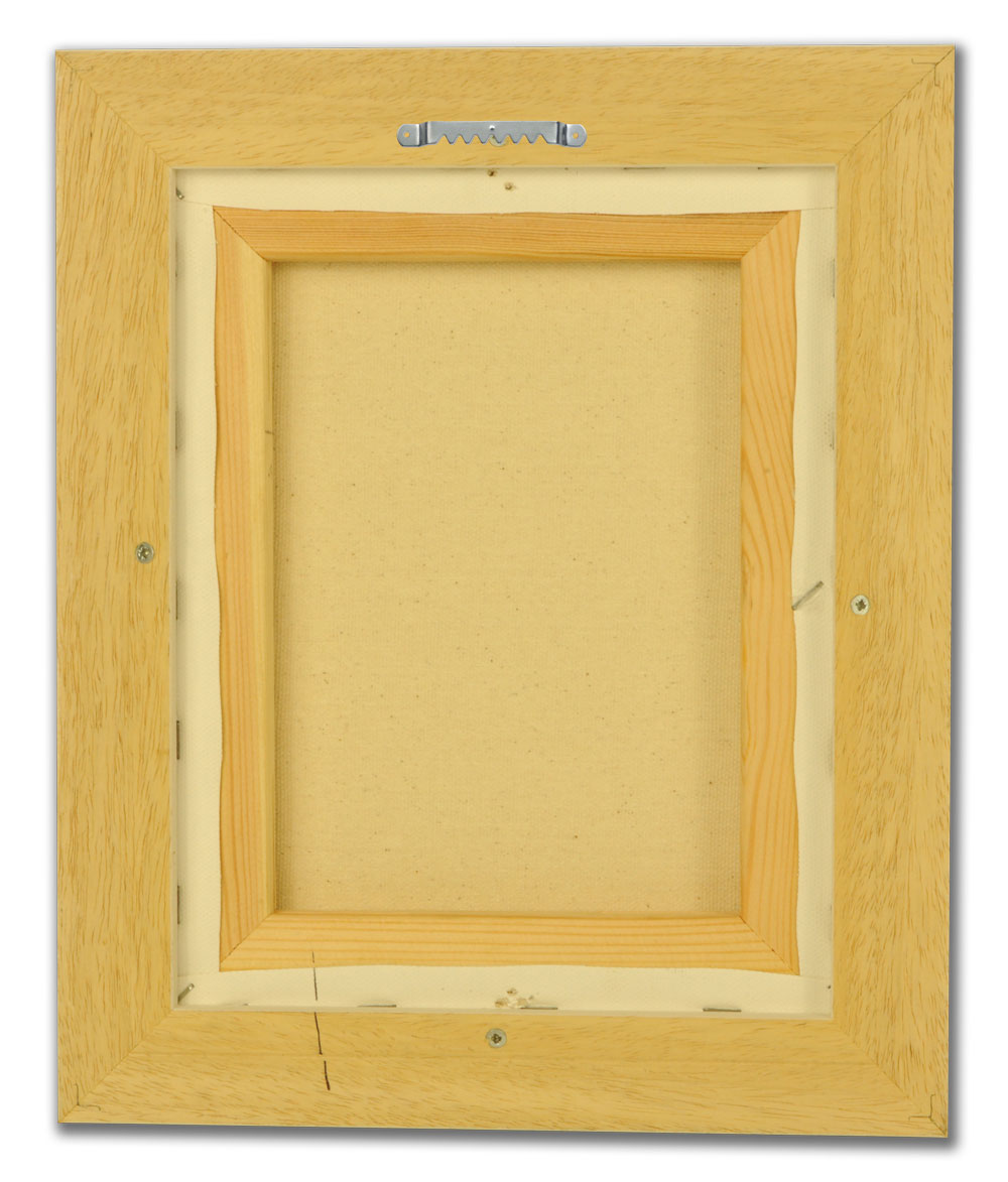 4052L Canvas Floater L Frame - To Fit Canvas Size 8 x 8in + Fitted 380gsm 8 x 8 in Deep edge canvas - (External Frame Size 253 x 253mm) - Pack of 6 Frames