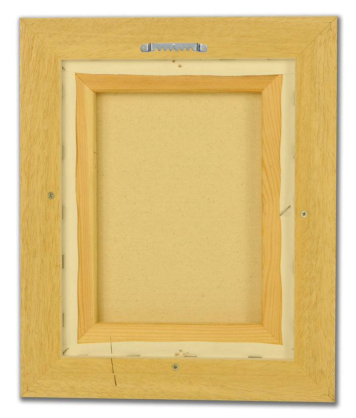 4052L Canvas Floater L Frame - To Fit Canvas Size 8 x 8in + Fitted 380gsm 8 x 8 in Deep edge canvas - (External Frame Size 253 x 253mm) - Pack of 6 Frames