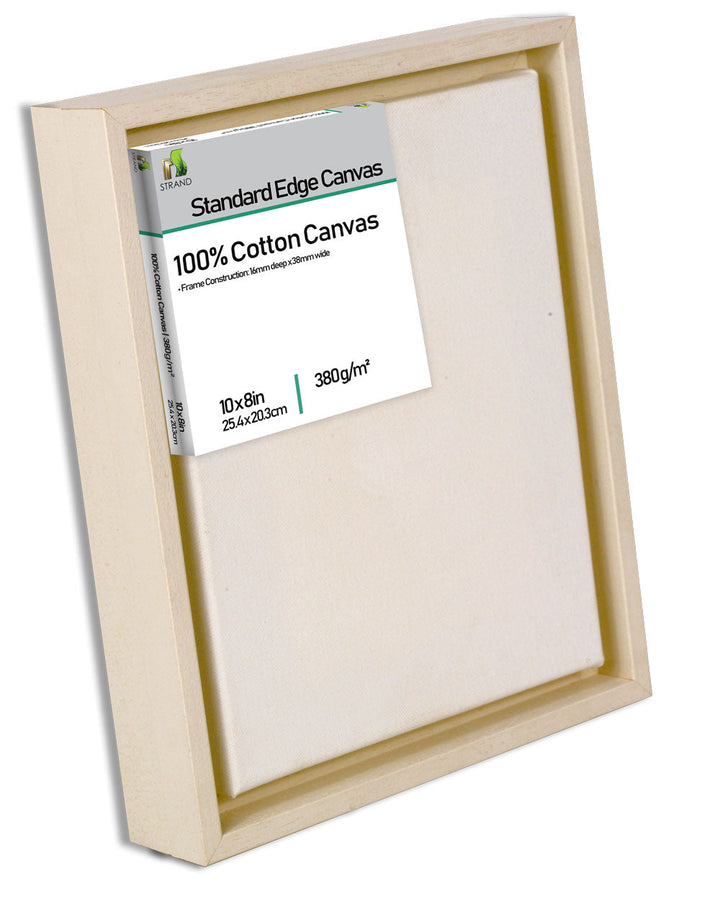 4052L Canvas Floater L Frame  - To Fit Canvas Size 24 x 24in + Fitted 380gsm 24 x 24 in Deep edge canvas - (External Frame Size 660 x 660mm) - Pack of 6 Frames