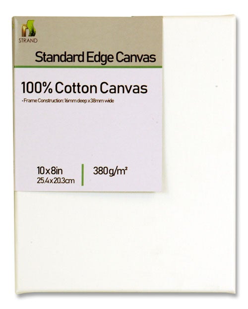 3232L Canvas Floater L Frame - To Fit Canvas Size 8 x 8in + Fitted 380gsm 8 x 8in Standard edge canvas - (External Frame Size 233 x 233mm) - Pack of 6 Frames